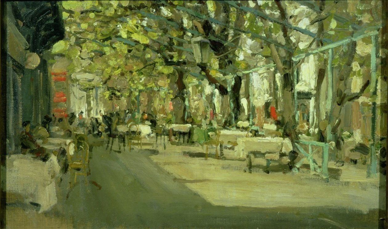 Konstantin Korovin - Caffè a Yalta, 1905